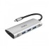 WiWU Alpha 631STR 6-in-1 Multi-function Type-C Hub Adapter